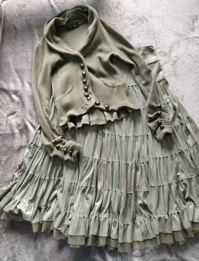 Ancora skirt and cardigan size M