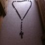 Handmade Lourdes Blessed Wooden Rosary Wall Beads Image 2