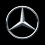 Mercedes-Benz grill front badge. Radiator EMBLEM logo chrome. Image 3