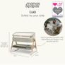 Lua Bedside Crib Excellent Condition Image 6