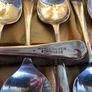 Vintage Set Of 6 Nickel Silver Teaspoons Image 5