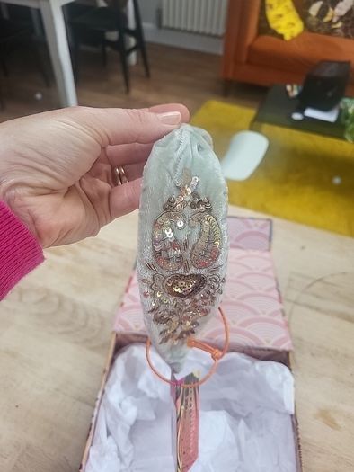 Powder Velvet Headband