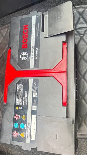 Still usable used car AGM battery BOSCH BLACK-AGM BLA-80-L4