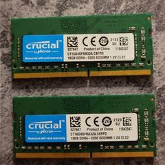 Crucial 16gb Ddr4 3200 Sodimm 1.2v Cl22