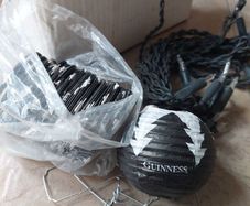 Guinness fairy lights paper shades