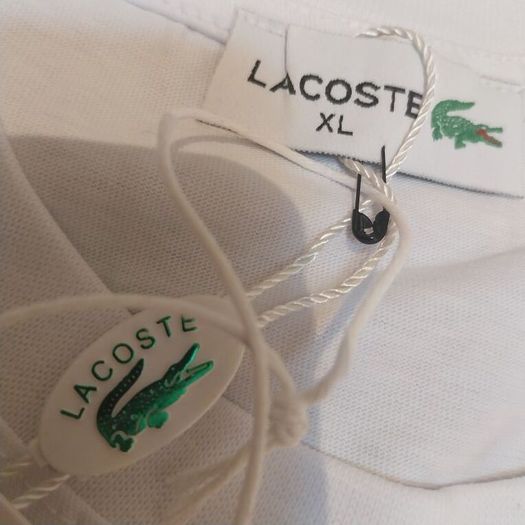 White lacoste t-shirt