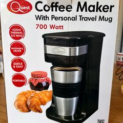 coffee maker with personal travel mug