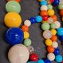 Vintage Colourful Retro Statement Necklace Image 5