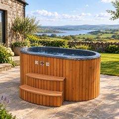 Duo Wood-Fired Hot Tub Air Massage