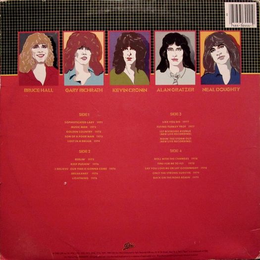 REO Speedwagon A Decade Of Rock And Roll 1970-1980 2lp