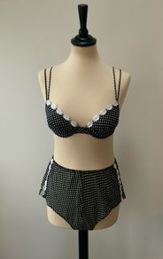 Black Polka Dot Set