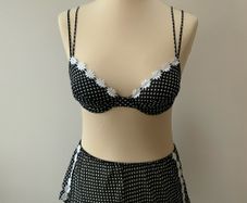 Black Polka Dot Set