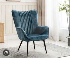 lynn teal armchair