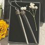 Scavenged Iron Coffin Nail Wasteland Dystopian Brutalist Industrial Dark Aesthetic 1700s Ear Hangers Witch Nail Crust Punk Pagan Image 2
