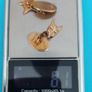 9 Ct Gold Gents "FOX" Cuff Links Sheffield 1972 8.1g Image 7