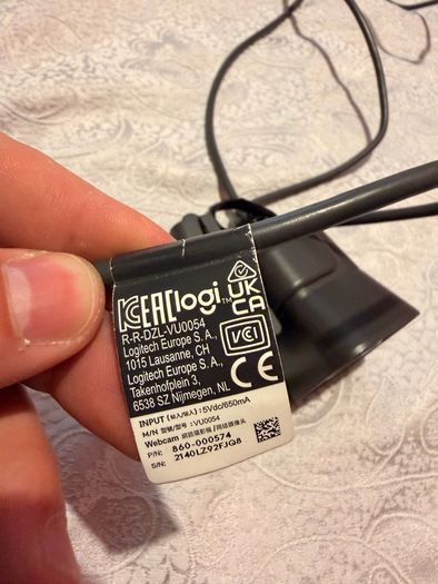 Logitech webcam