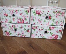 Rosali box drawers storage x2