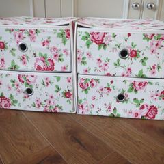 Rosali box drawers storage x2