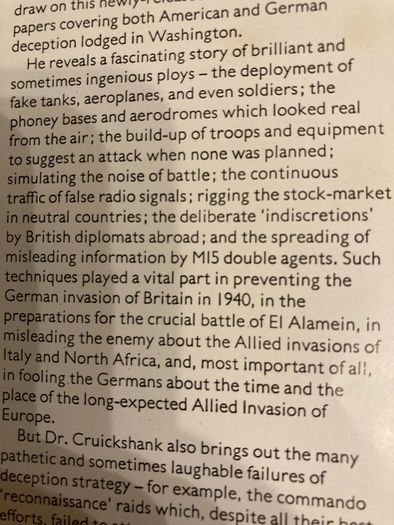 War book:'Deception in World War ll'