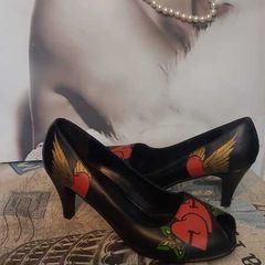 Black High Heels Size 7