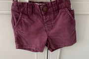 Next burgundy wine Shorts 9-12