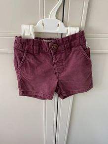 Next burgundy wine Shorts 9-12