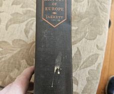A History Of Europe.  From The Earliest Times To The Present.  By Bede Jarrett, O.p. First Edition 560 Page Hardback In Good Condition.  See Photos For Same.
