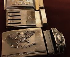two  belt buckle's