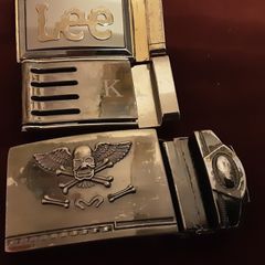 two  belt buckle's