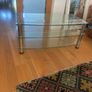 glass tv table Image 2