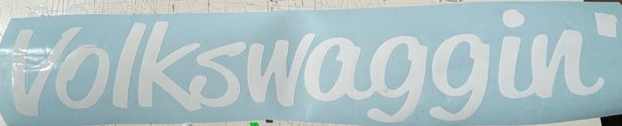 Volkswaggin Windscreen Sticker