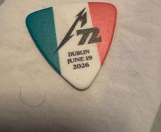 Metallica Plectrum Ireland June 19th