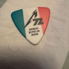 Metallica Plectrum Ireland June 19th