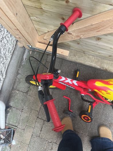 fireman bike with stabilisers