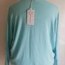 Carla Giannini Turquoise Aqua Knit Jumper Heart Star Ladies One Size NWT  CAN POST Image 5