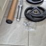 brand new olympic weight lifting set . Image 4