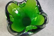 1960s Green Ashtray Vide Poche Designed By Flavio Poli For Seguso