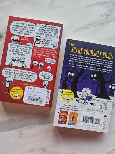 Diary Of An Awesome Friendly Kid Rowley Jefferson's Journal Spooky Stories Jeff Kinney