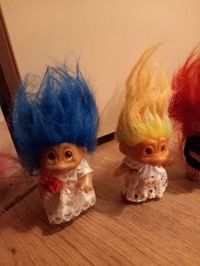 Vintage Dam Trolls from 1985