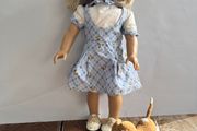 American Girl doll Kit Kittredge with dog