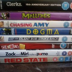 Kevin Smith Dvd Bundle- Clerks, Mallrats, Dogma, Chasing Amy, Jersey Girl