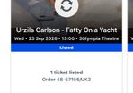 Uruzla Carlson Tickets