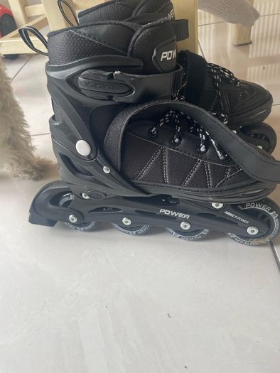 Inline Power Roller skates with lights Uk size 2-4