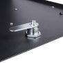 NEW SALE | Metal Wall Mounted Letterboxes with Key Lock, Large Mail Box with Newspaper Compartment, Black, 13" x 14 2/5" x 4 1/5" Image 3