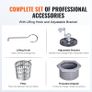610mm Linear Shower Drain Offset with Tile Insert Cover,Brushed 304 Stainless Steel Rectangle Shower Floor Drain,Linear Drain with Leveling Feet,Hair Strainer Image 6