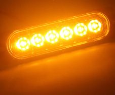12V 6 Led lights Amber Car Trailer Truck Motorcycle side marker light Turn Light Bar Indicators lamp