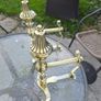 old brass  fire  dogs Image 3