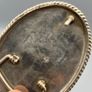 Vintage Alpaca Mexico Western Belt Buckle - Three Horse Heads, Floral Engravings Image 9