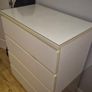 Classic IKEA Malm chest of 4 drawers in white Image 7