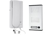 SCS Sentinel 2 Wire Audio Intercom for Building - 1 Wired Intercom Handset and 1 Aluminum Outdoor Street Plate - AudioKit 32068